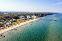 Heiligendamm mit Grand Hotel und Neuaufbau der Villen