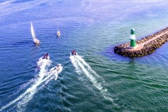 Warnemünde und Hafeneinfahrt